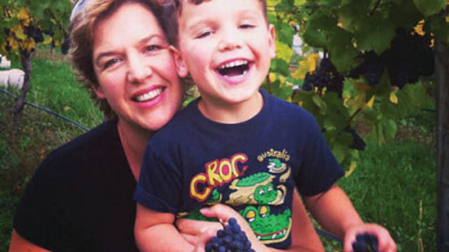 Angela Clifford and a child