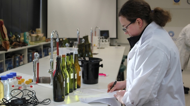 Marlborough Young Winemaker competition - lab skills