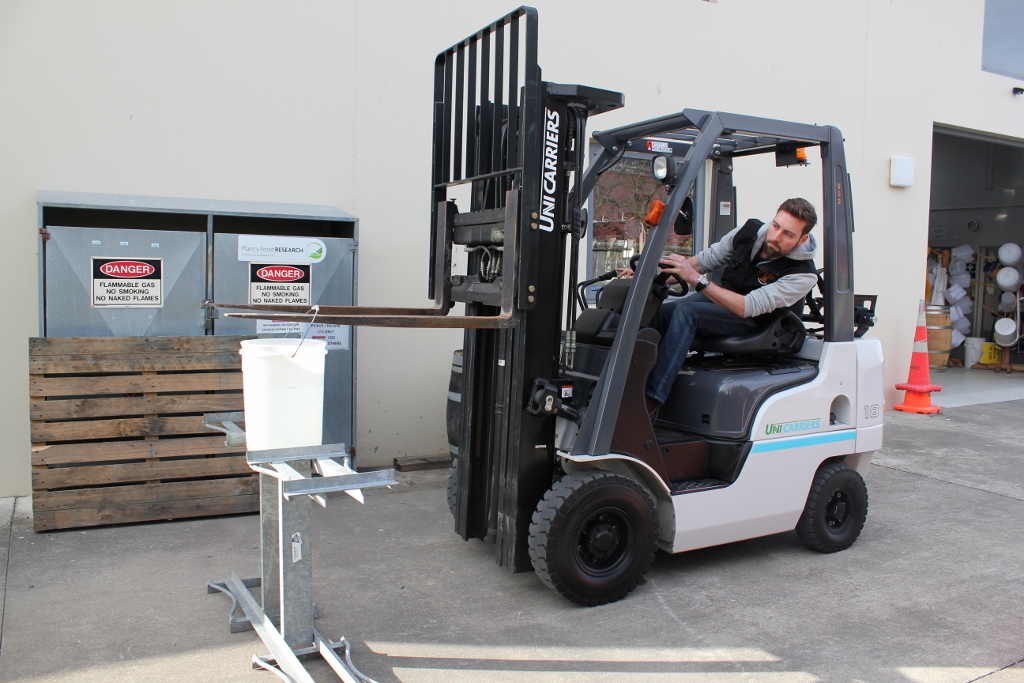 Marlborough 2019 Young Winemaker competition - Forklift skills