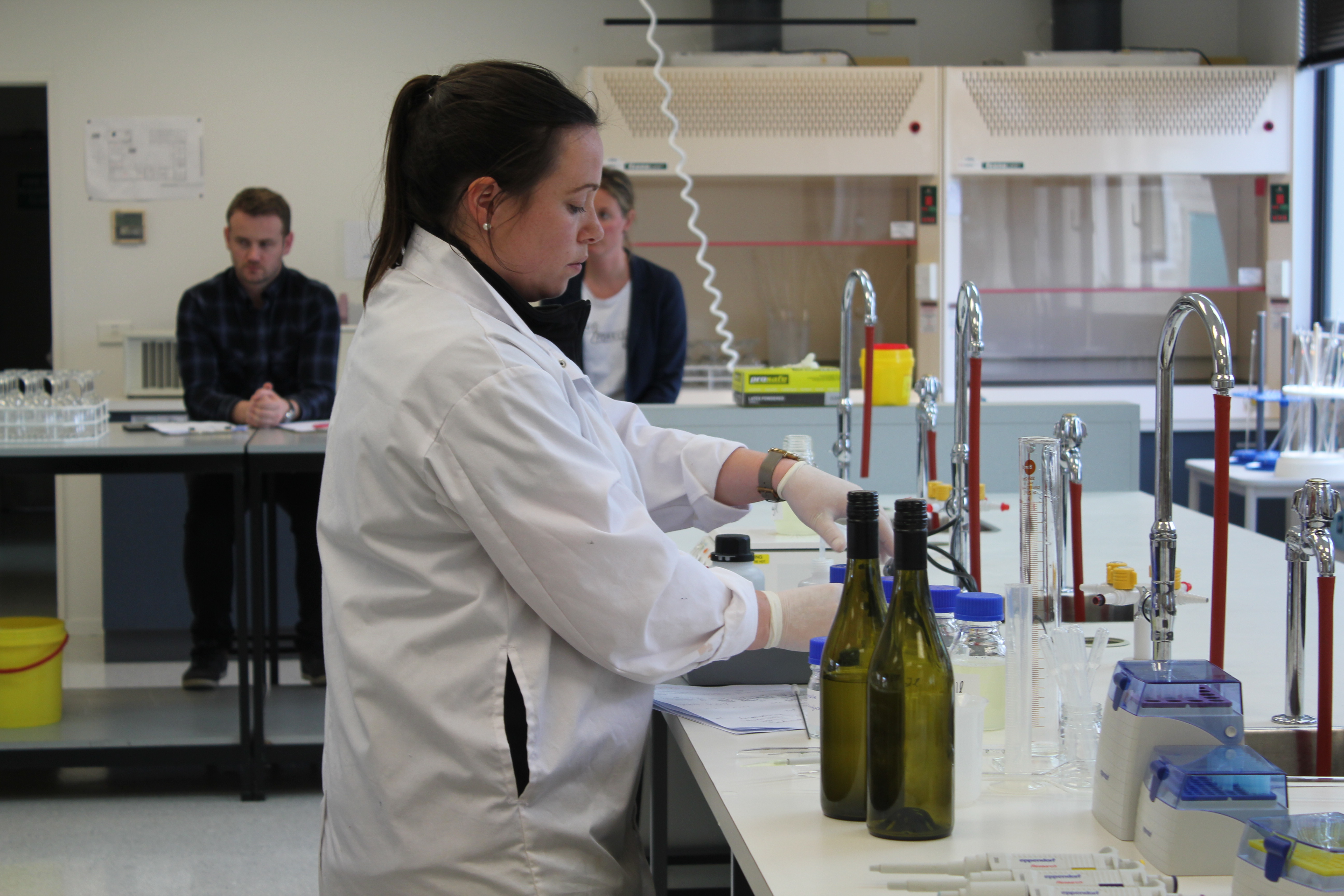 Kate Franklin from Sacred Hill  - lab skills