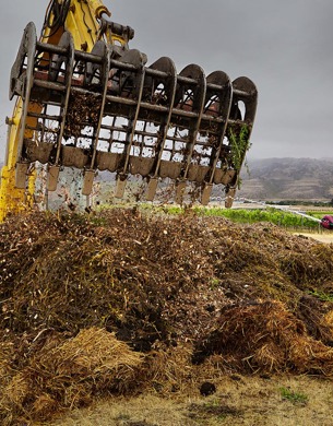 Heavy machinery at TOSQ Wines.