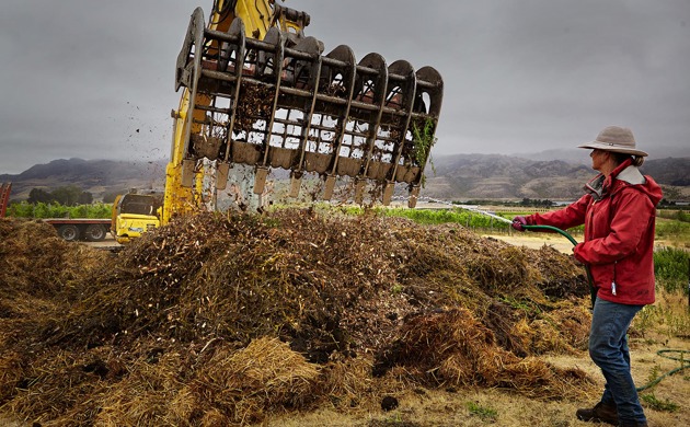 Heavy machinery at TOSQ Wines.