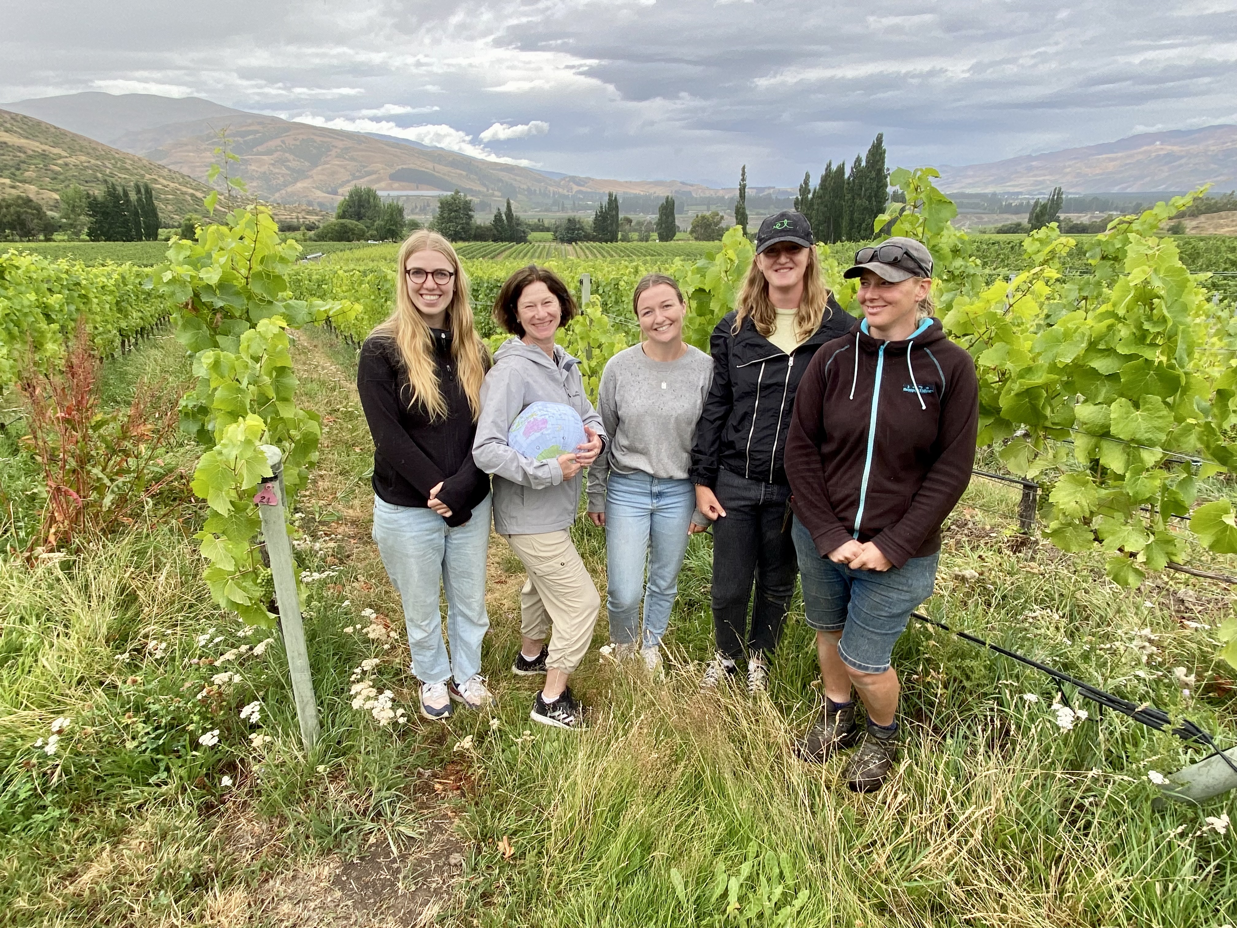 Connecting at Felton Road Vineyard